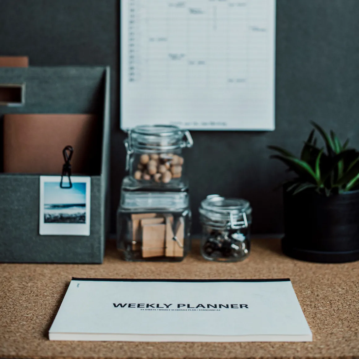 Skrivbordsunderlägg Kork 50x70cm Natur