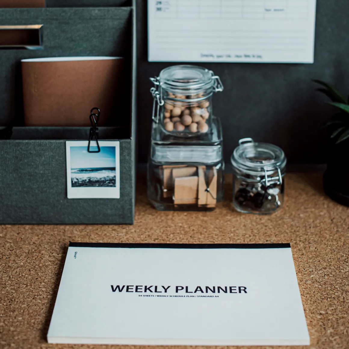 Skrivbordsunderlägg Kork 50x70cm Natur