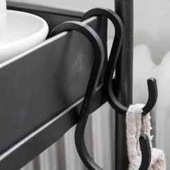 S-krok Järn 10cm Svart