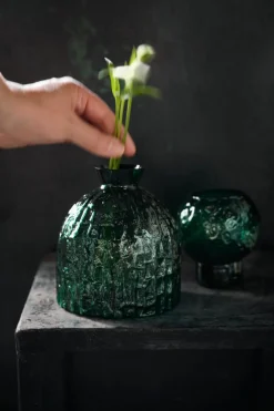 Skruf Vas 12x13,2cm Grön