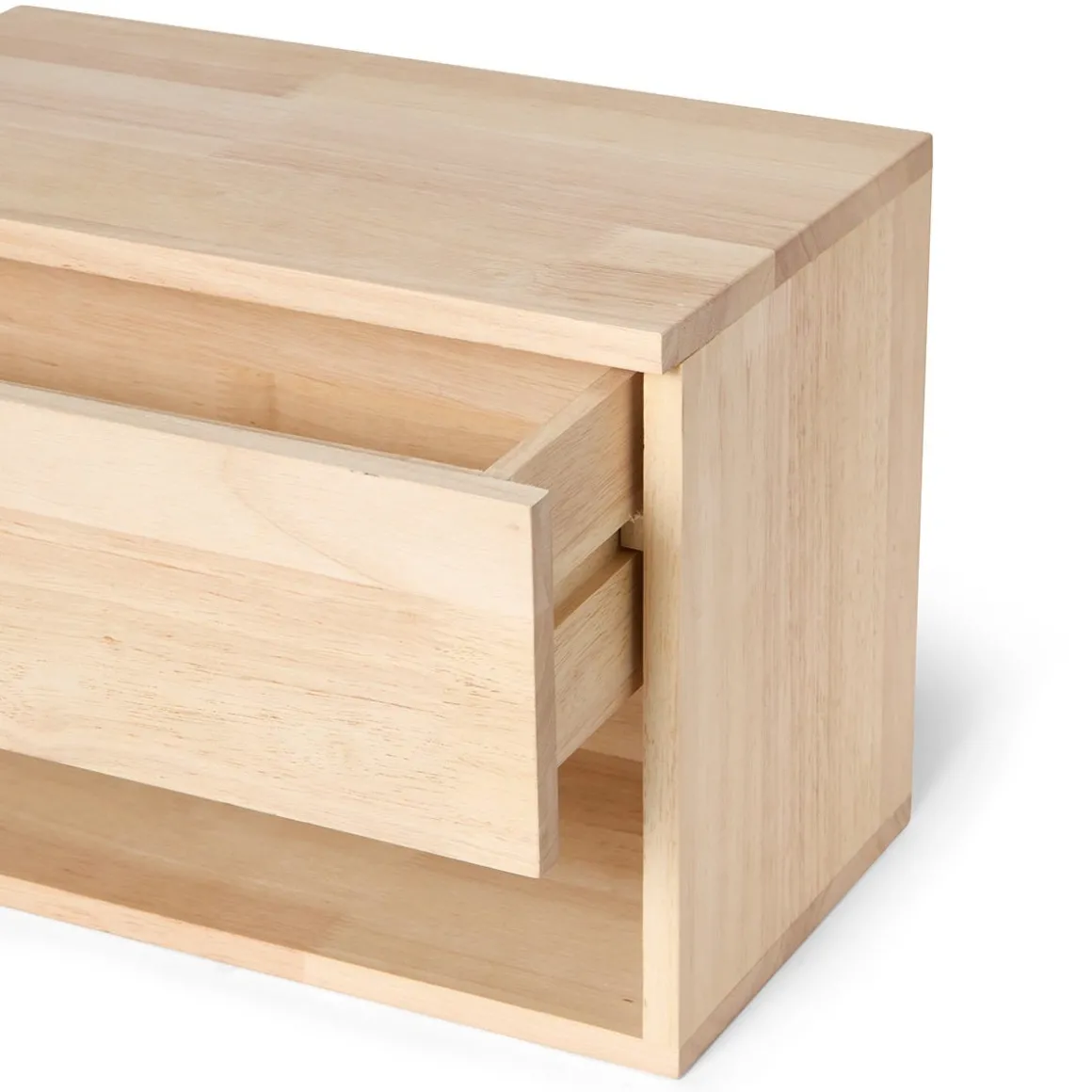 Sängbord Vägghängt Låda 24x34cm Trä