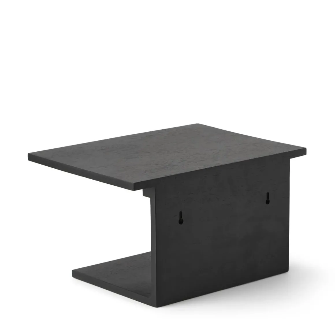 Sängbord Vägghängt Trä Svart