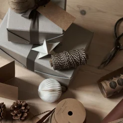 Snöre Bomull 60m Svart/Natur