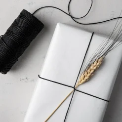 Snöre Hampa 60m Svart