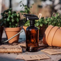 Sprayflaska Glas 0,5L Brun