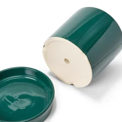 Stengodskruka/Fat 21cm Glaserad Grön