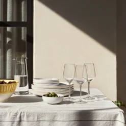 Tallrik Bruno Stengods 28cm Vit