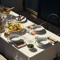 Tallrik Bruno Stengods 28cm Vit