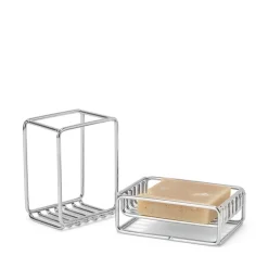 Tandborsthållare Steel 8x5,5cm