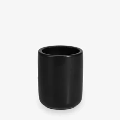 Tandborstmugg Matt Svart