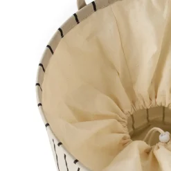 Tvättkorg RAND 36x50cm Beige/Svart