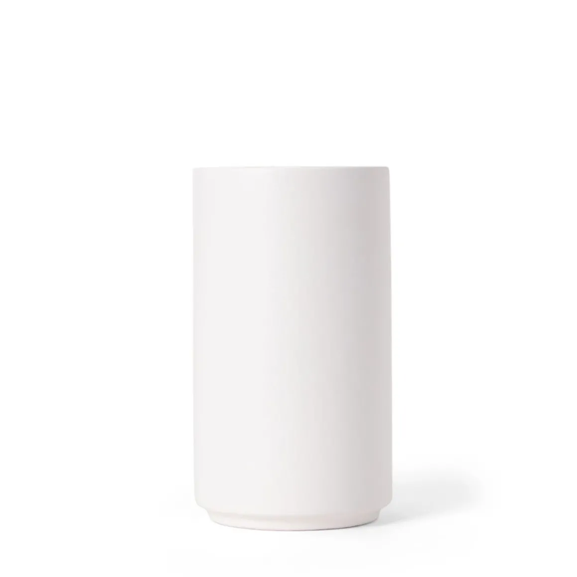 Vas Keramik Lovisa Cylinder 11x26cm Vit