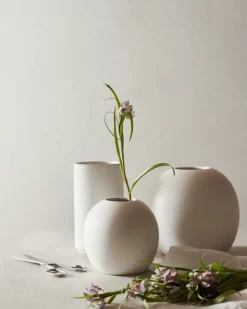 Vas Keramik Lovisa Rund Liten 15x14cm Vit