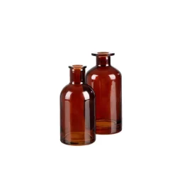 Vas Stickling Hög 12x5,7cm Amber